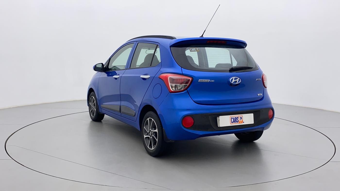 2017 Hyundai Grand i10 ASTA 1.2 KAPPA VTVT, Petrol, Manual, 61,780 km, Left Back Diagonal
