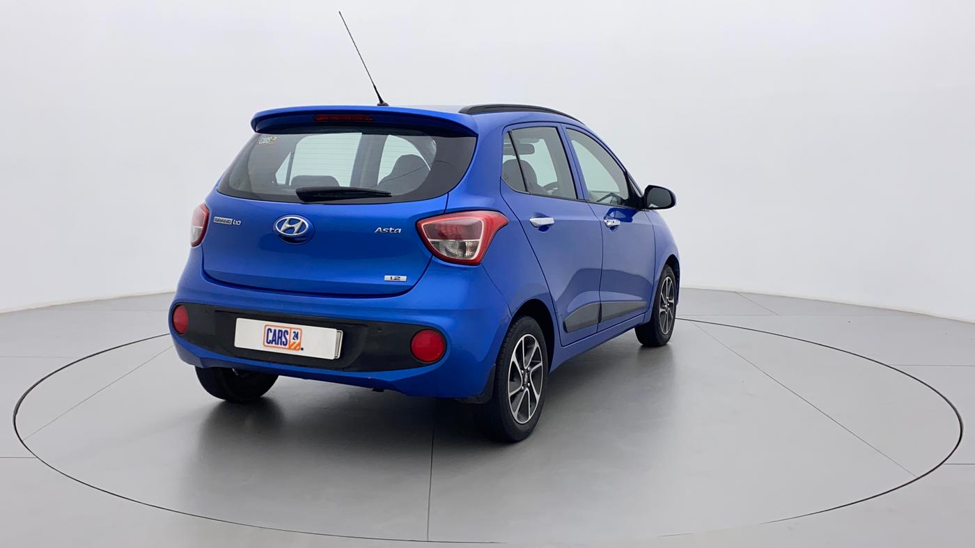 2017 Hyundai Grand i10 ASTA 1.2 KAPPA VTVT, Petrol, Manual, 61,780 km, Right Back Diagonal