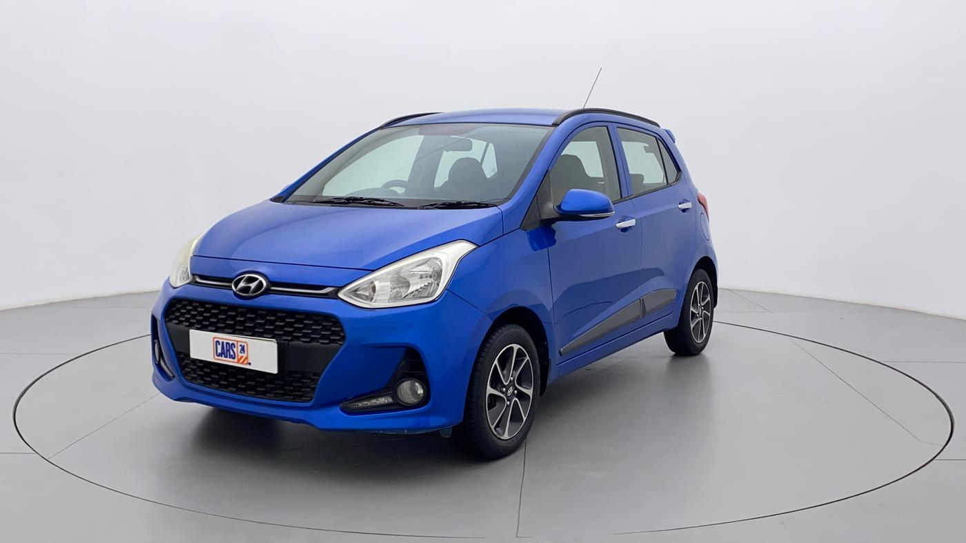 2017 Hyundai Grand i10 ASTA 1.2 KAPPA VTVT, Petrol, Manual, 61,780 km, Left Front Diagonal