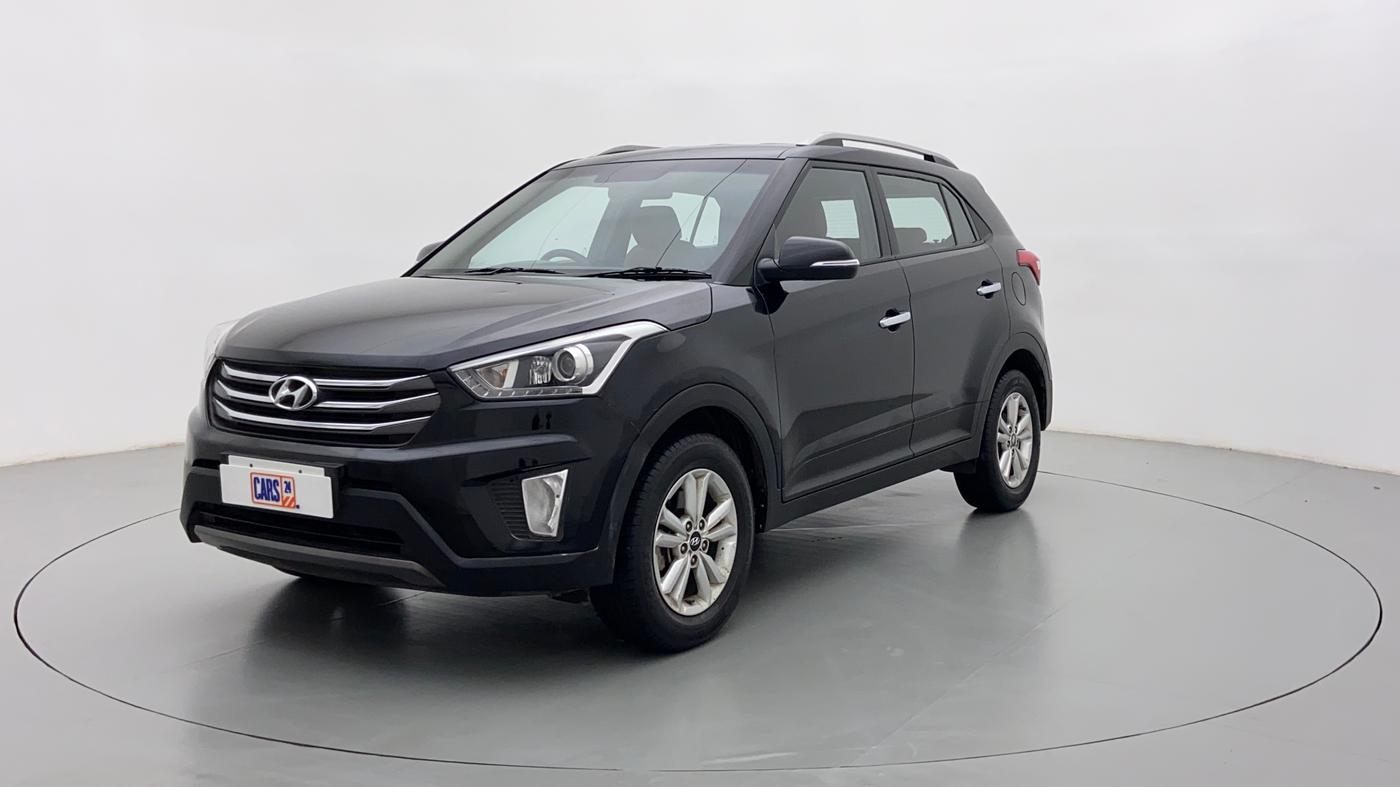 2015 Hyundai Creta 1.6 SX PLUS PETROL, Petrol, Manual, 55,546 km, Left Front Diagonal