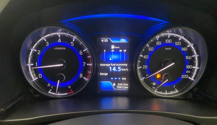 2018 Maruti Baleno ZETA PETROL 1.2, Petrol, Manual, 70,412 km, Odometer Image