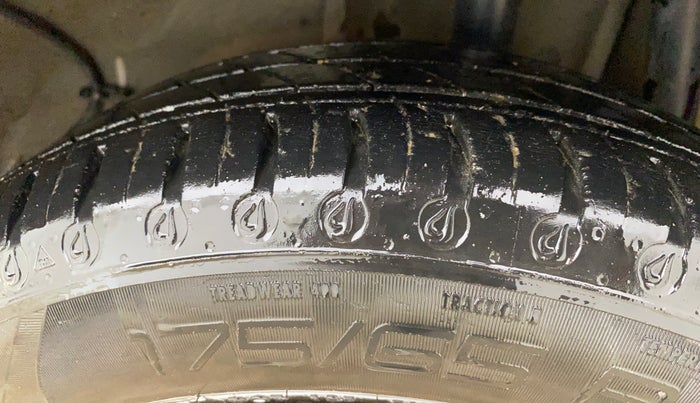 2021 Tata Tiago XZA PETROL, CNG, Automatic, 20,563 km, Left Rear Tyre Tread