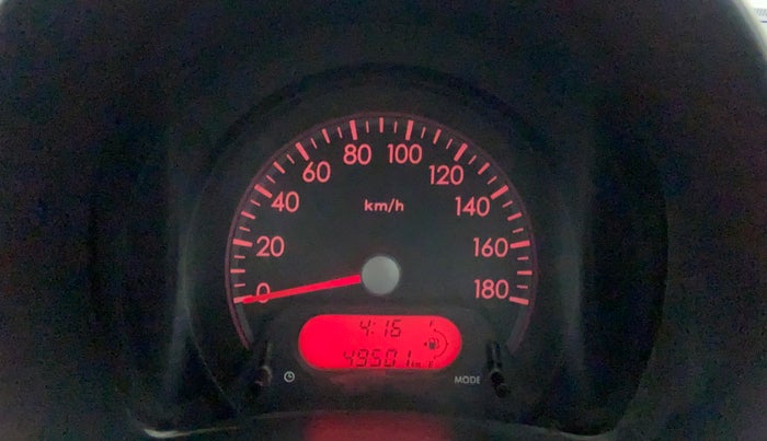 2011 Maruti A Star VXI, Petrol, Manual, 49,501 km, Odometer Image