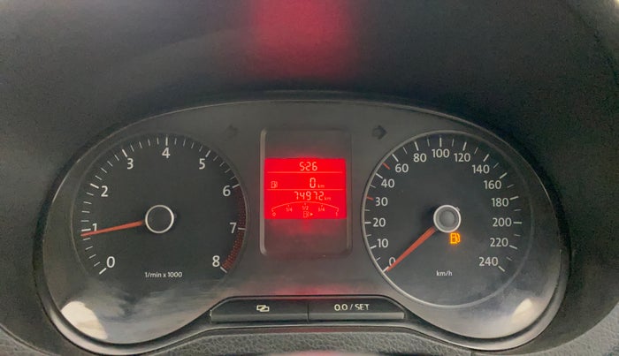 2013 Volkswagen Polo COMFORTLINE 1.2L PETROL, CNG, Manual, 74,931 km, Odometer Image