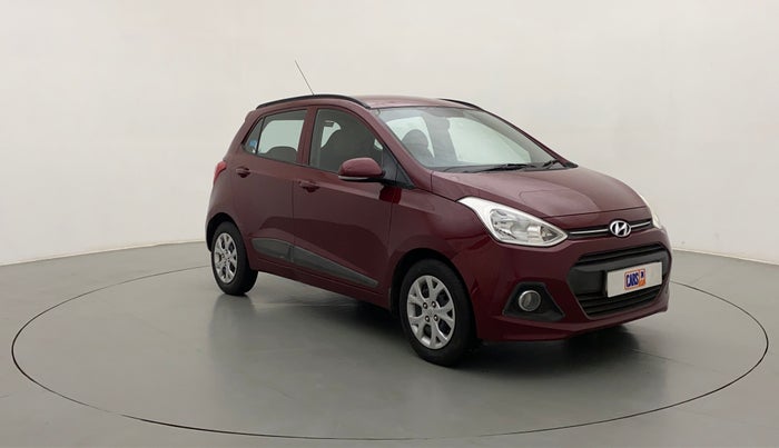 2015 Hyundai Grand i10 SPORTZ 1.2 KAPPA VTVT, Petrol, Manual, 54,095 km, Right Front Diagonal