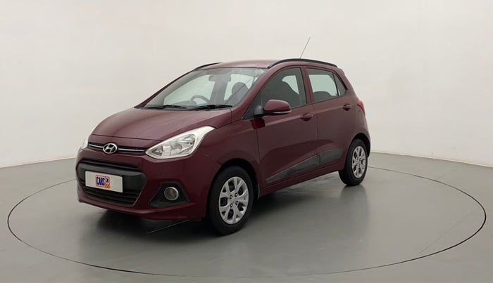 2015 Hyundai Grand i10 SPORTZ 1.2 KAPPA VTVT, Petrol, Manual, 54,095 km, Left Front Diagonal