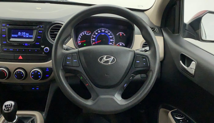 2015 Hyundai Grand i10 SPORTZ 1.2 KAPPA VTVT, Petrol, Manual, 54,095 km, Steering Wheel Close Up
