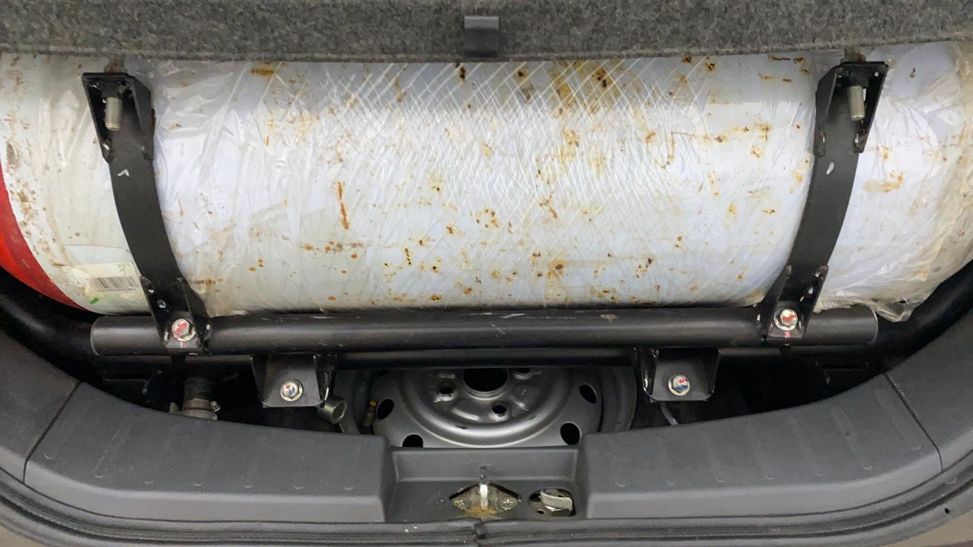2012 Maruti Wagon R 1.0 LXI CNG, CNG, Manual, 48,766 km, Boot Inside