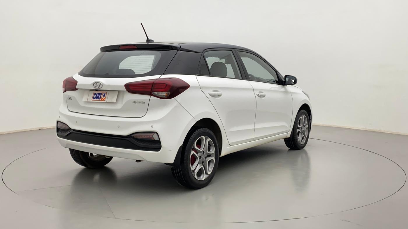 2019 Hyundai Elite i20 1.2 SPORTZ PLUS DUAL TONE VTVT, Petrol, Manual, 24,046 km, Right Back Diagonal