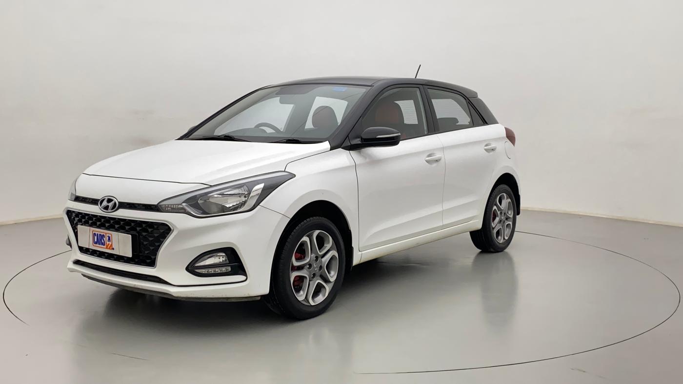 2019 Hyundai Elite i20 1.2 SPORTZ PLUS DUAL TONE VTVT, Petrol, Manual, 24,046 km, Left Front Diagonal