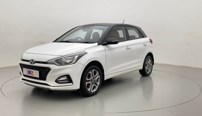 2019 Hyundai Elite i20 1.2 SPORTZ PLUS DUAL TONE VTVT, Petrol, Manual, 24,046 km, Left Front Diagonal