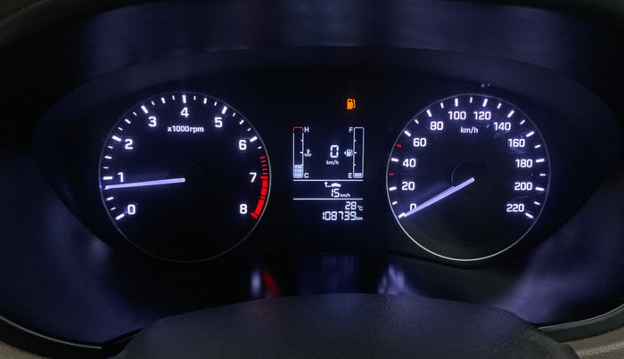 2015 Hyundai Elite i20 SPORTZ 1.2, Petrol, Manual, 1,08,739 km, Odometer Image