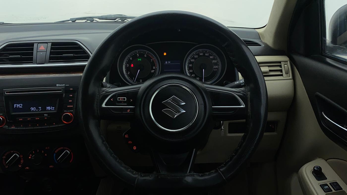 2018 Maruti Dzire VXI, Petrol, Manual, 52,319 km, Steering Wheel Close Up