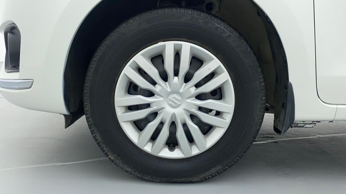 2018 Maruti Dzire VXI, Petrol, Manual, 52,319 km, Left Front Wheel