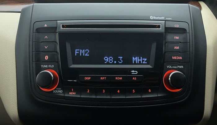 2018 Maruti Dzire VXI, Petrol, Manual, 52,319 km, Infotainment System