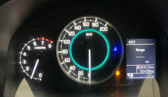 2017 Maruti IGNIS DELTA 1.2, Petrol, Manual, 52,480 km, Odometer Image
