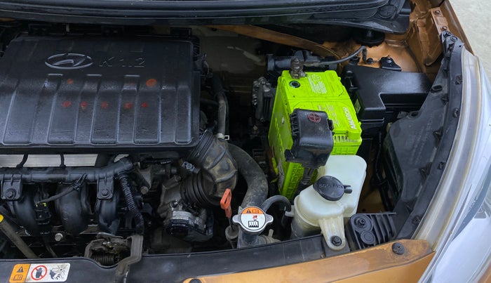 2015 Hyundai Grand i10 ASTA AT 1.2 KAPPA VTVT, Petrol, Automatic, 52,112 km, Engine View - Left