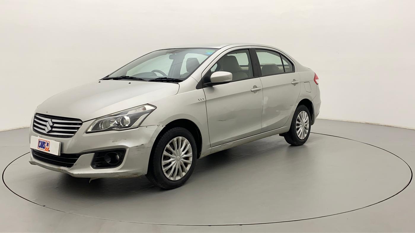 2014 Maruti Ciaz VXI+AT, Petrol, Automatic, 97,770 km, Left Front Diagonal