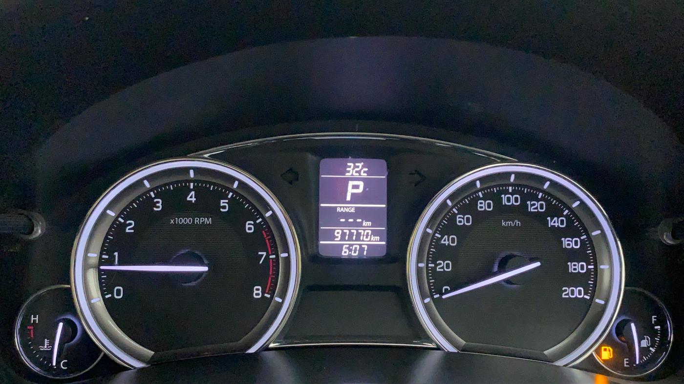 2014 Maruti Ciaz VXI+AT, Petrol, Automatic, 97,770 km, Odometer Image