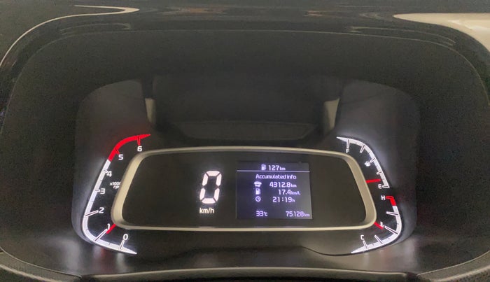 2021 KIA SONET HTX 1.5, Diesel, Manual, 75,117 km, Odometer Image