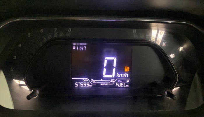 2021 Tata Tiago XT PETROL, CNG, Manual, 57,456 km, Odometer Image