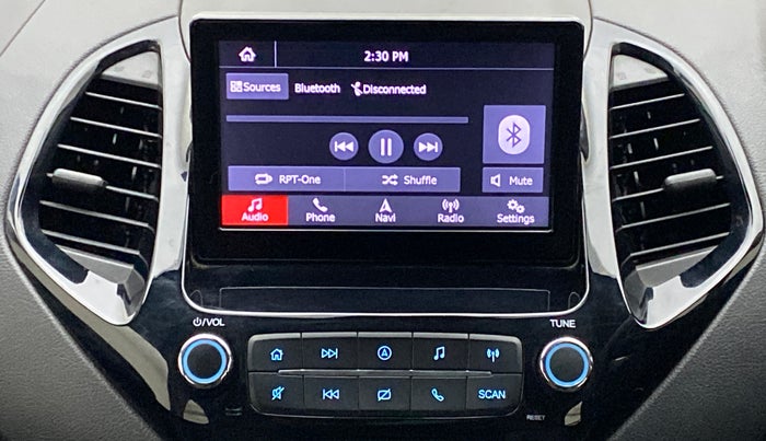 2019 Ford New Figo TITANIUM 1.2 PETROL MT, Petrol, Manual, 37,736 km, Infotainment System