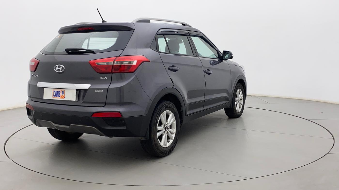 2015 Hyundai Creta SX 1.6 DIESEL, Diesel, Manual, 78,386 km, Right Back Diagonal