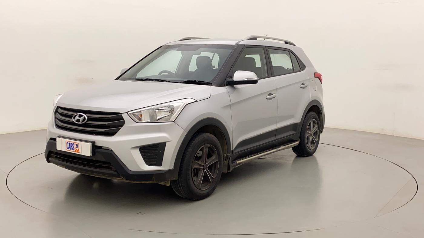 2017 Hyundai Creta E PLUS 1.6 PETROL, Petrol, Manual, 84,287 km, Left Front Diagonal