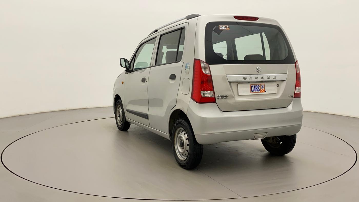 2012 Maruti Wagon R 1.0 LXI CNG, CNG, Manual, 73,573 km, Left Back Diagonal