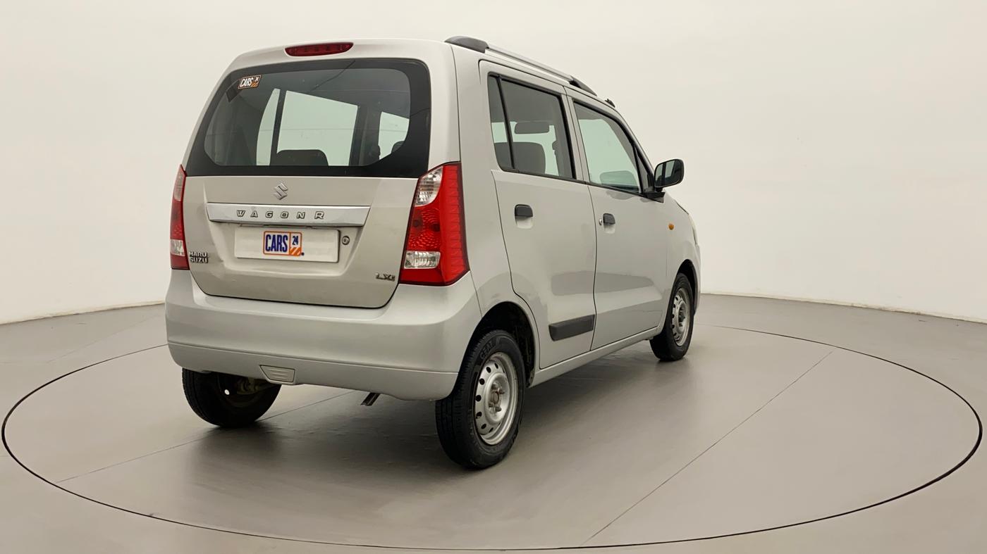 2012 Maruti Wagon R 1.0 LXI CNG, CNG, Manual, 73,573 km, Right Back Diagonal