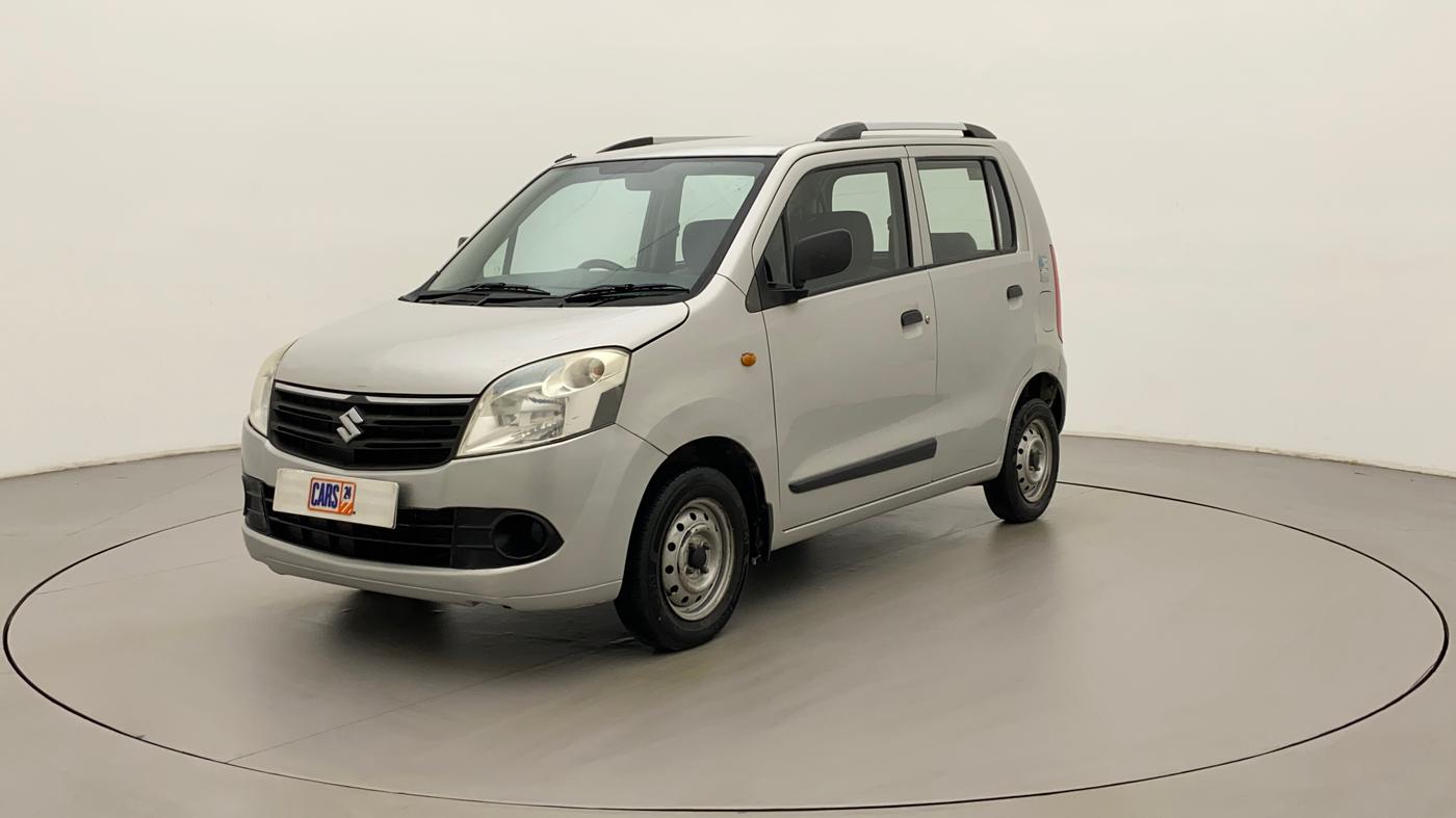 2012 Maruti Wagon R 1.0 LXI CNG, CNG, Manual, 73,573 km, Left Front Diagonal