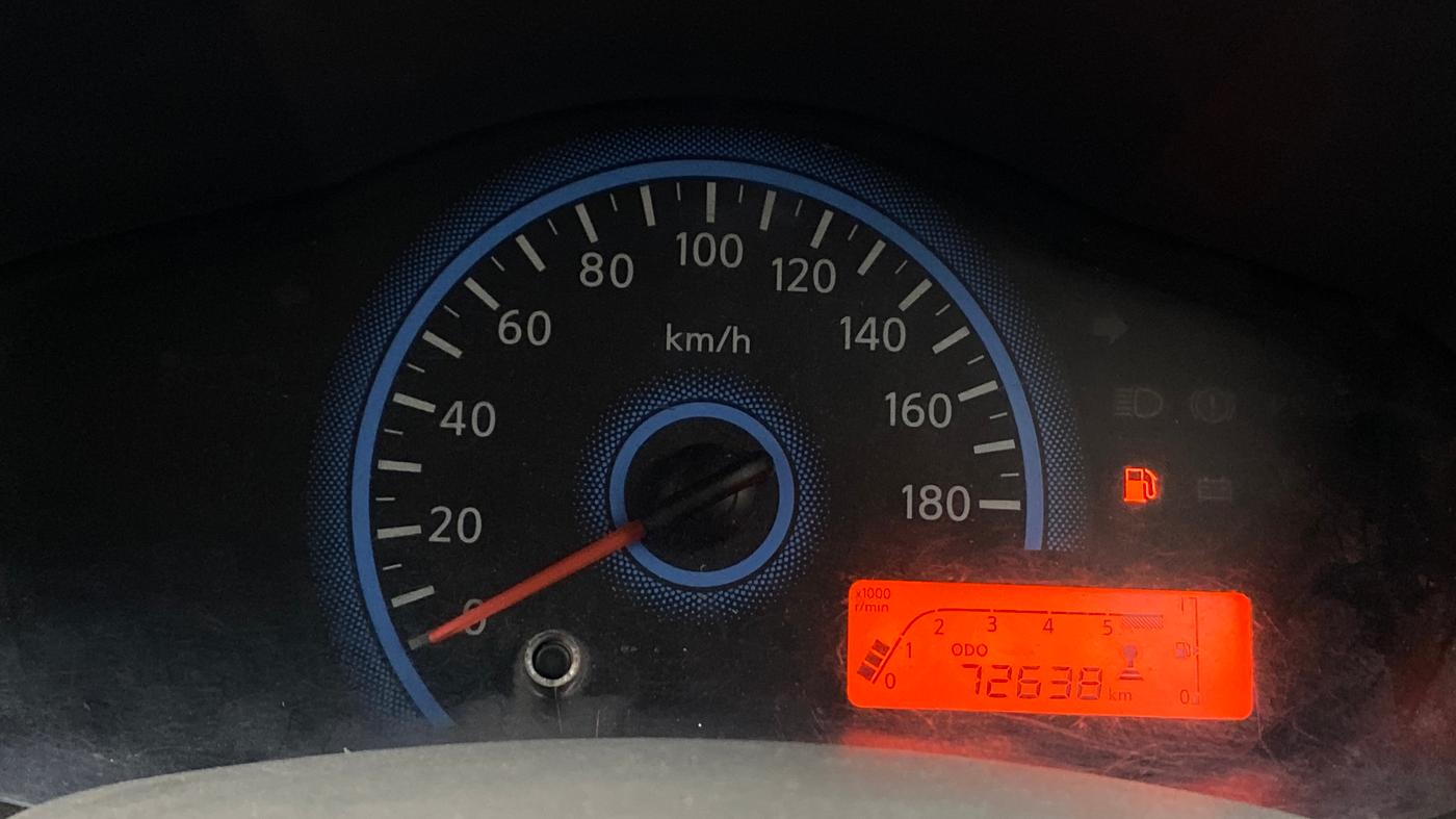 2016 Datsun Redi Go S, Petrol, Manual, 72,632 km, Odometer Image