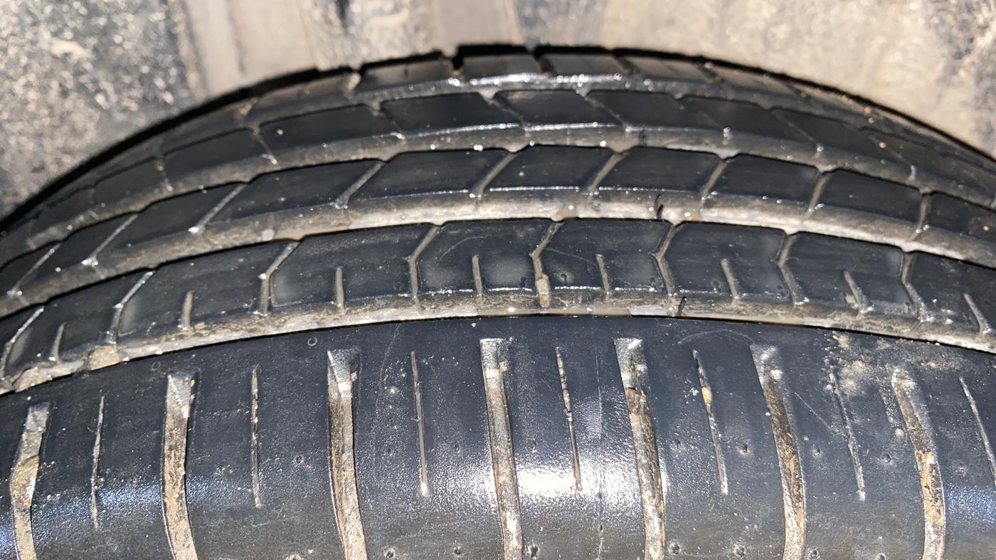 2025 Maruti Baleno ZETA 1.2 AGS, Petrol, Automatic, 5,096 km, Right Rear Tyre Tread