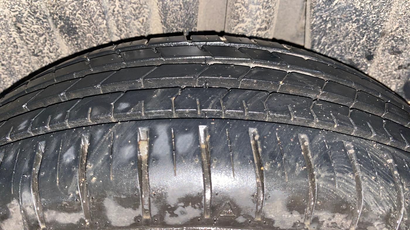 2025 Maruti Baleno ZETA 1.2 AGS, Petrol, Automatic, 5,096 km, Left Rear Tyre Tread