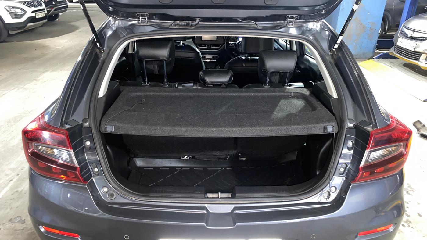 2025 Maruti Baleno ZETA 1.2 AGS, Petrol, Automatic, 5,096 km, Boot Inside