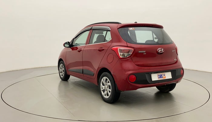 2017 Hyundai Grand i10 SPORTZ (O) 1.2 KAPPA VTVT, Petrol, Manual, 48,181 km, Left Back Diagonal