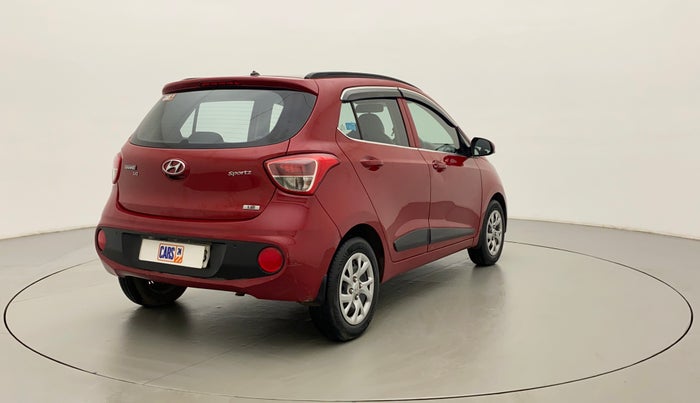 2017 Hyundai Grand i10 SPORTZ (O) 1.2 KAPPA VTVT, Petrol, Manual, 48,181 km, Right Back Diagonal