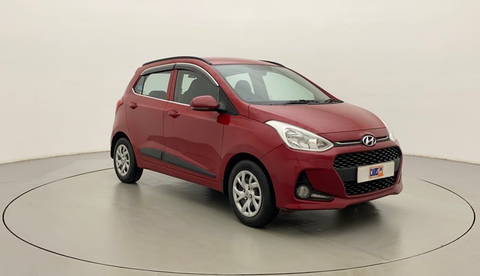 2017 Hyundai Grand i10 SPORTZ (O) 1.2 KAPPA VTVT, Petrol, Manual, 48,181 km, Right Front Diagonal