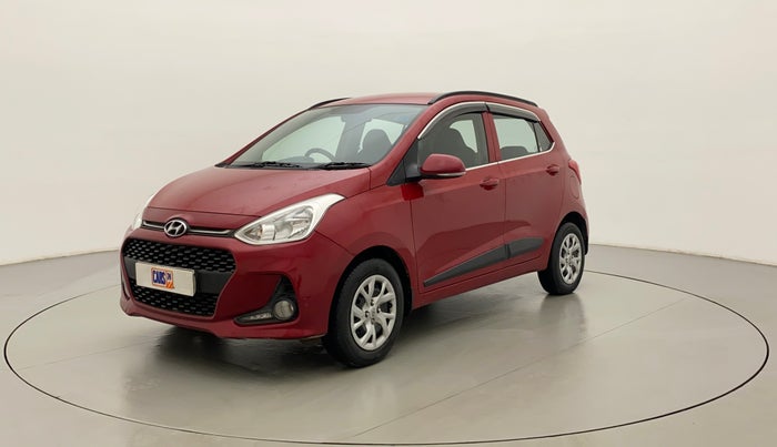 2017 Hyundai Grand i10 SPORTZ (O) 1.2 KAPPA VTVT, Petrol, Manual, 48,181 km, Left Front Diagonal