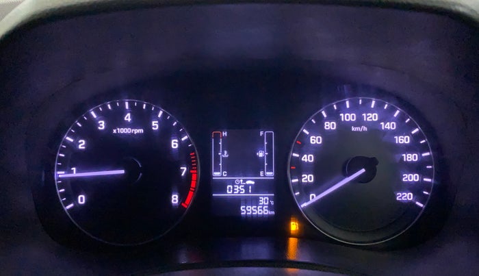 2016 Hyundai Creta BASE 1.6 PETROL, Petrol, Manual, 59,557 km, Odometer Image