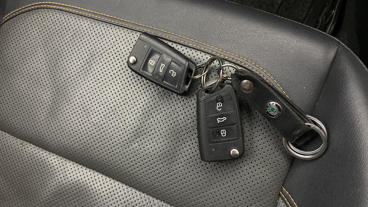 2022 Skoda KUSHAQ STYLE 1.5L TSI DSG, Petrol, Automatic, 1,12,096 km, Key Close Up
