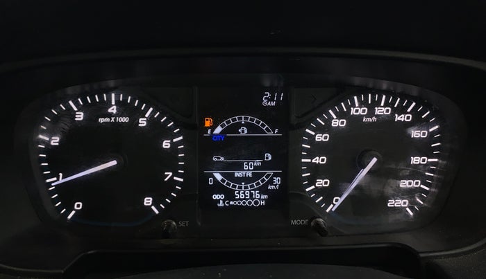 2022 Tata PUNCH ADVENTURE MT, Petrol, Manual, 56,972 km, Odometer Image