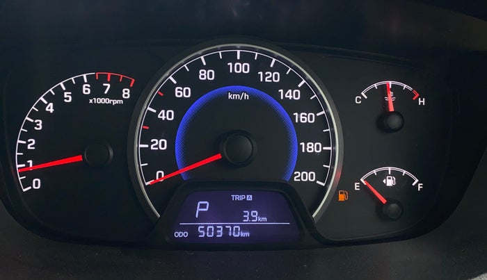 2016 Hyundai Grand i10 ASTA (O) AT 1.2 KAPPA VTVT, Petrol, Automatic, 50,366 km, Odometer Image