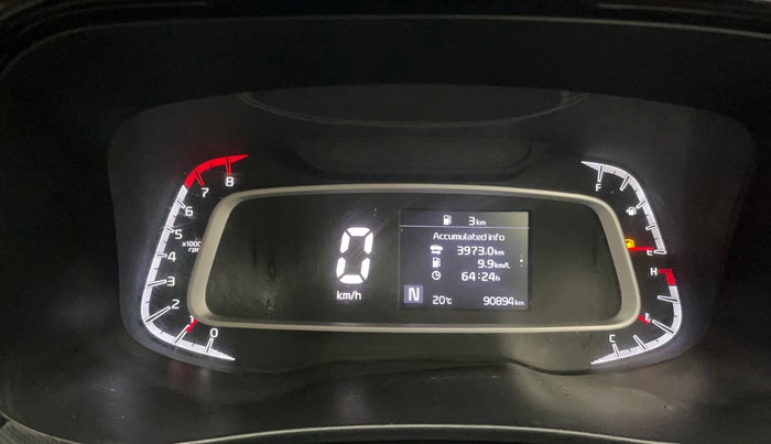 2020 KIA SONET HTX 1.0 IMT, Petrol, Manual, 90,951 km, Odometer Image