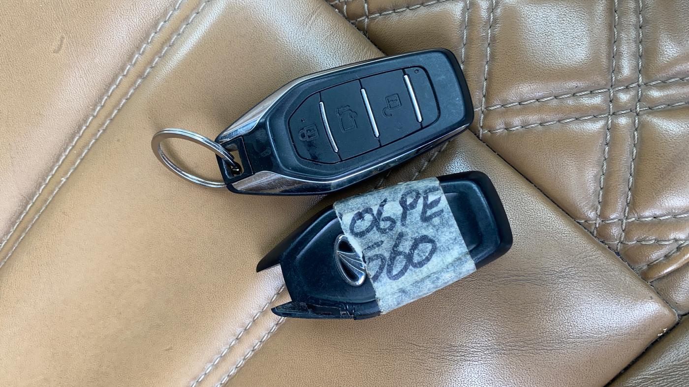 2019 Mahindra XUV500 W11, Diesel, Manual, 91,417 km, Key Close Up