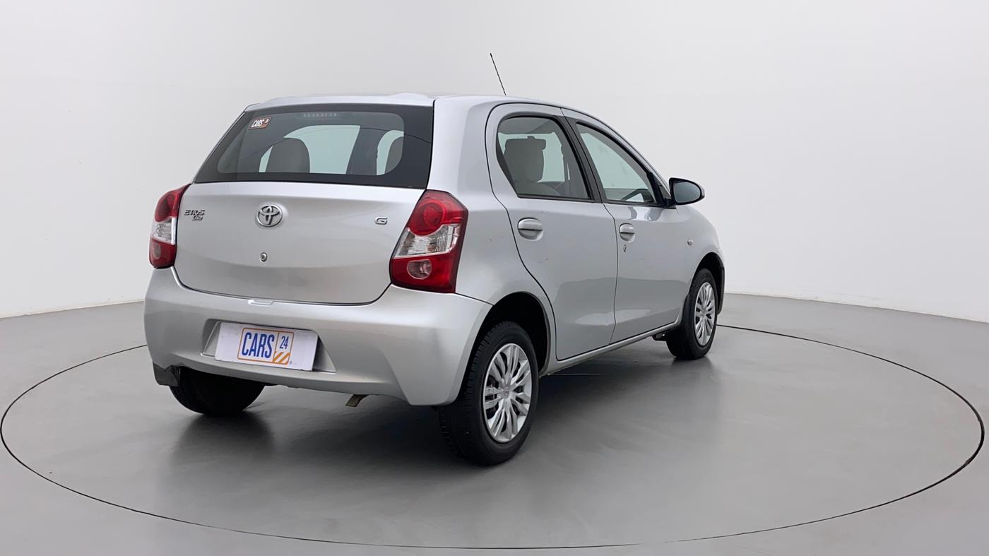 2014 Toyota Etios Liva G, Petrol, Manual, 31,329 km, Right Back Diagonal