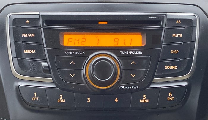 2017 Maruti Ciaz SIGMA 1.4 VVT, Petrol, Manual, 65,908 km, Infotainment System