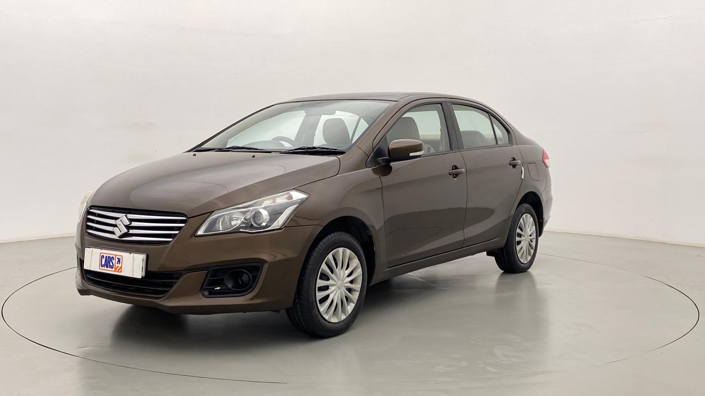 2017 Maruti Ciaz SIGMA 1.4 VVT, Petrol, Manual, 65,908 km, Left Front Diagonal