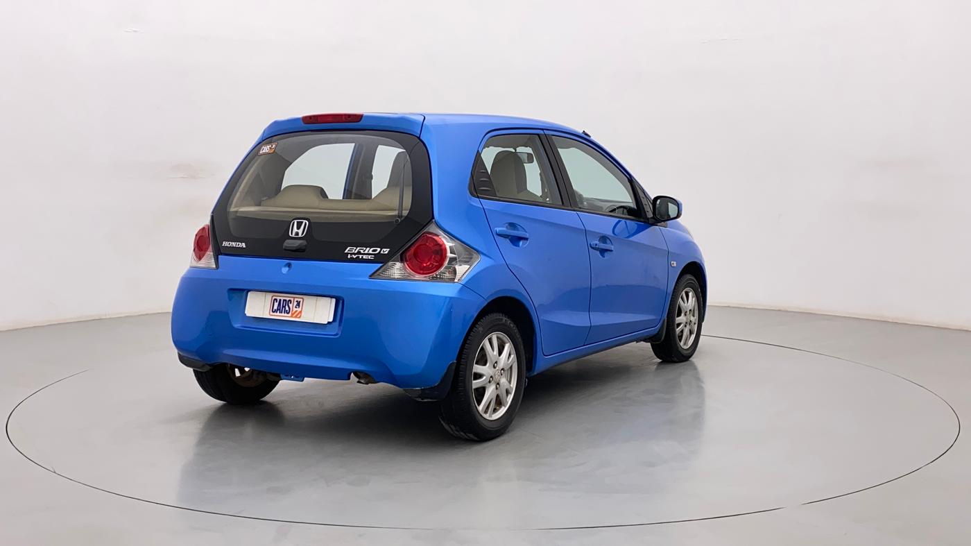 2012 Honda Brio V MT, Petrol, Manual, 56,126 km, Right Back Diagonal