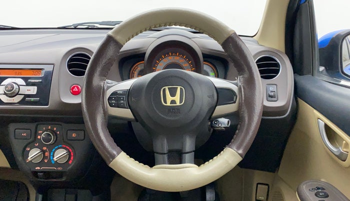 2012 Honda Brio V MT, Petrol, Manual, 56,126 km, Steering Wheel Close Up